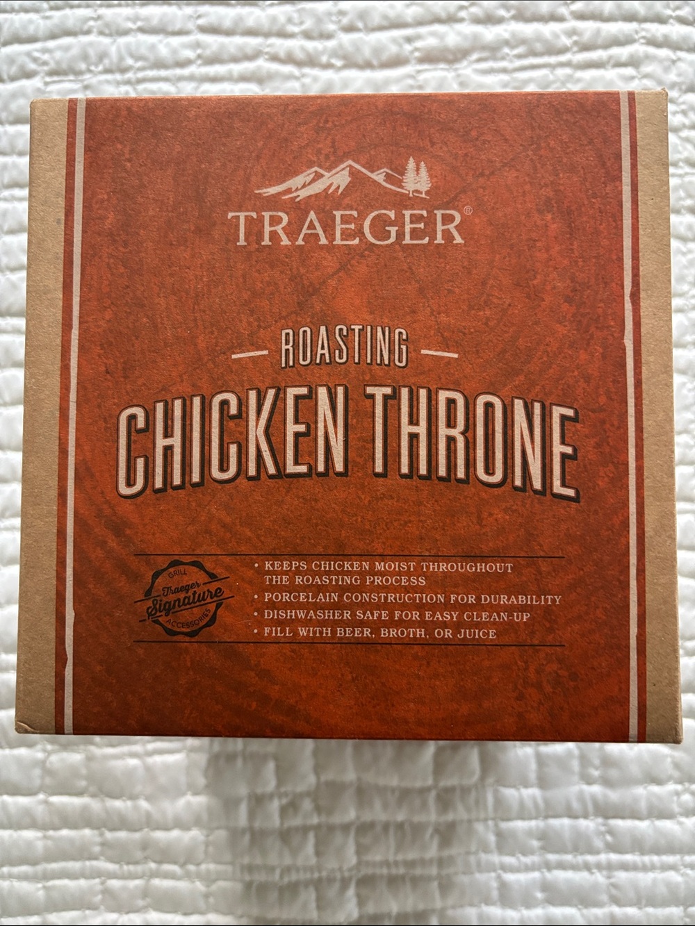 Traeger Porcelain Roasting Chicken Throne